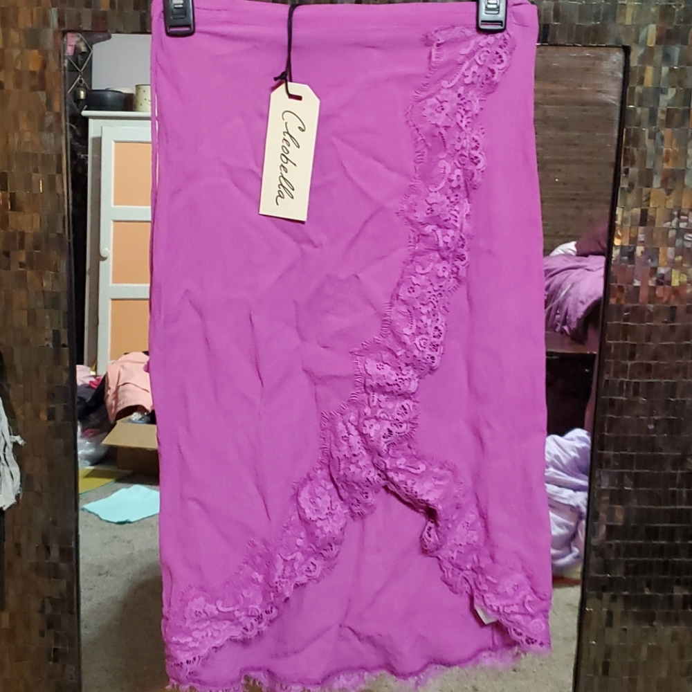 NWT Cleobella Lace Wrap Skirt